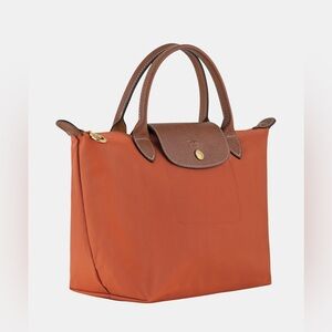 Longchamp le pilage Orange  Tote Bag
